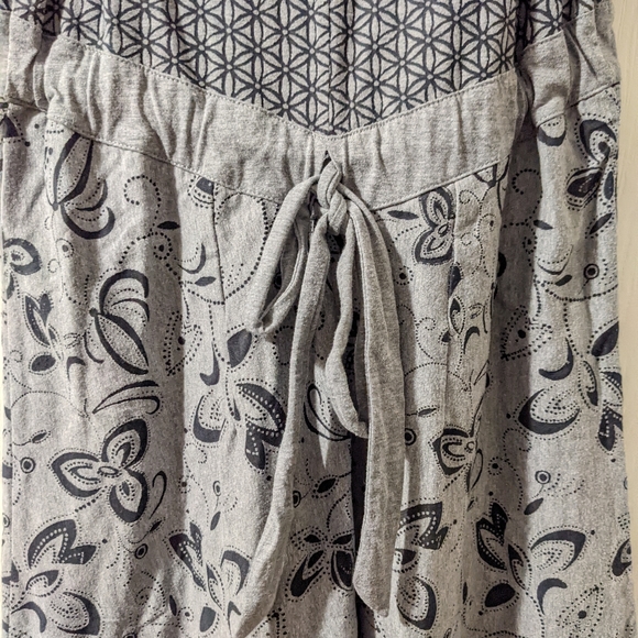 Athleta Dress Vyasa Asphalt Gray Tiger Lily Sleeveless Floral - Picture 9 of 10